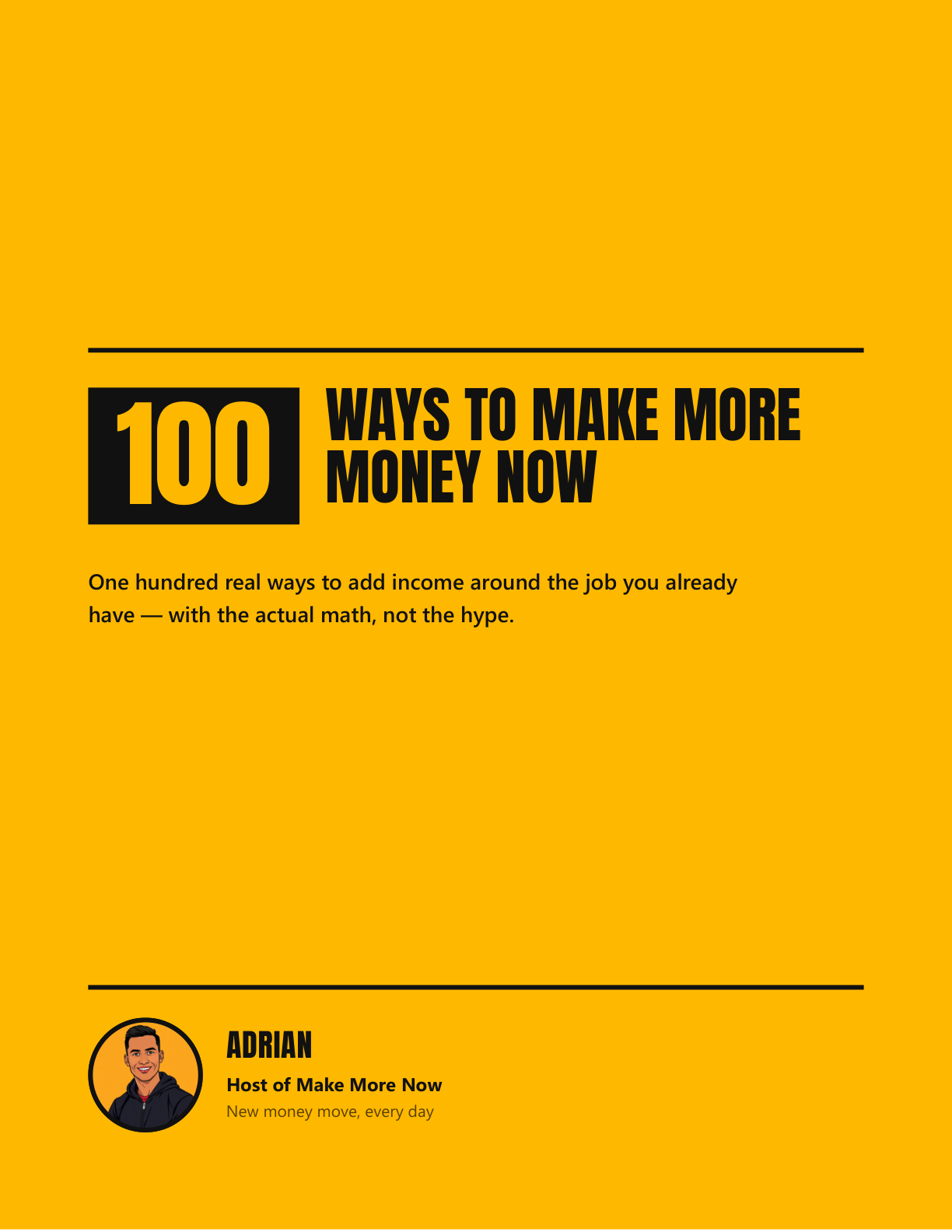 Cover of 100 Ways to Make More Money Now